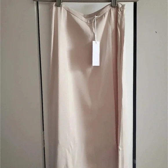 NWT White Company Wrap Satin Skirt size UK10 (fits US size 6) - Picture 2 of 5